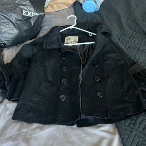 Kenzie black super cute detail jacket light weight for summer but stylish